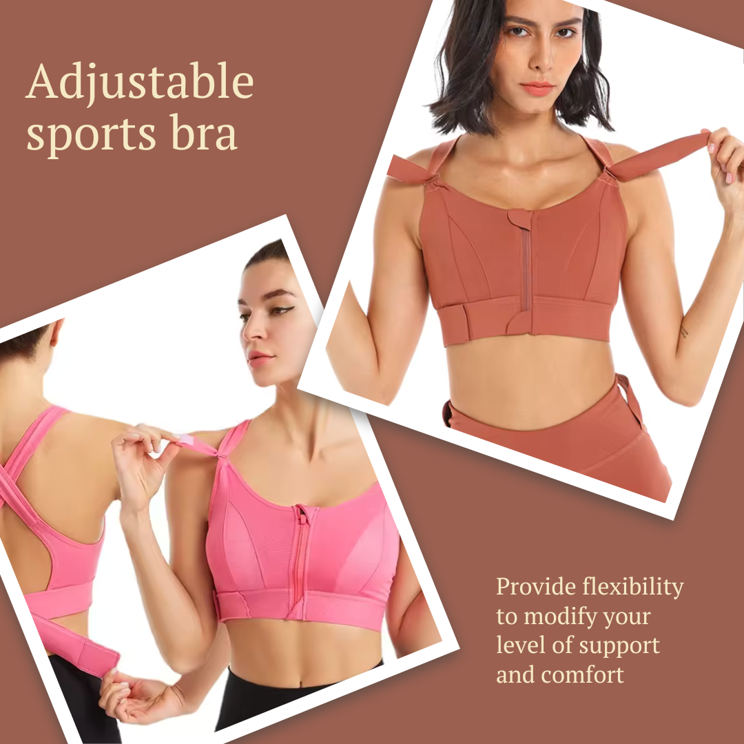 Adjustable Sports Bra for Different Body Types