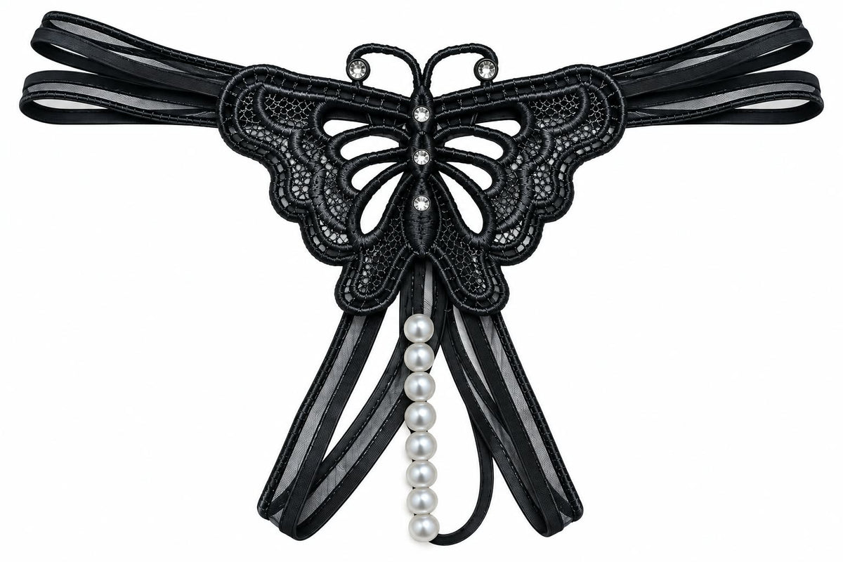 Butterfly Pearl Thong Panty 