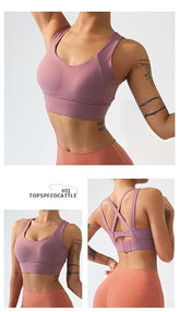 Pink High Strength Sports Bra