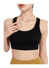 Black High Strength Sports Bra