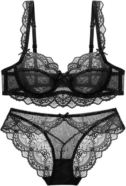 Designer Mesh Bra Panty Set – Everyday Elegance
