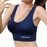 Sports Bra for Women Sexy Cross-Strap blue