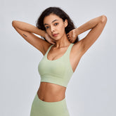 Green High Strength Sports Bra