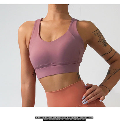 Pink High Strength Sports Bra