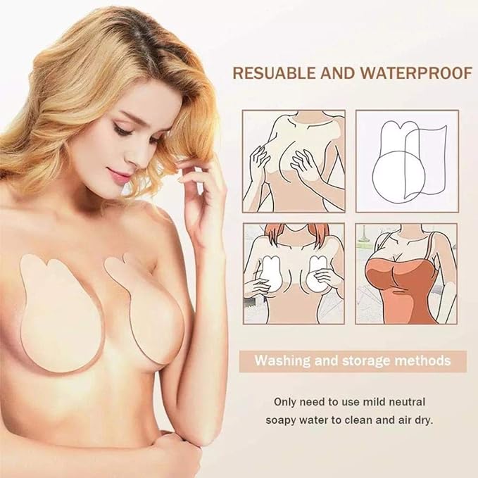 Invisible Bra Lift Up Strapless Self Adhesive