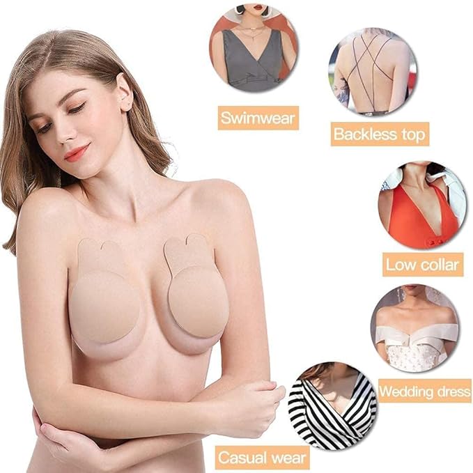 Invisible Bra Lift Up Strapless Self Adhesive