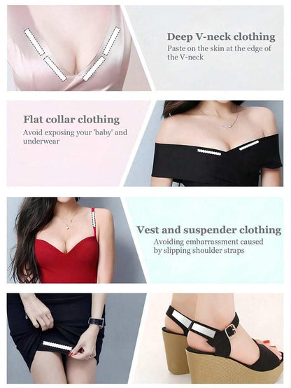 Fashion Tape for Women – 36 Pcs Double-Sided Body &amp; Clothing Tape
