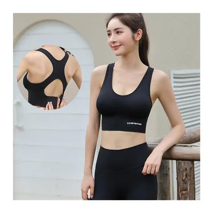 Sports Bra for Women Sexy Cross-Strap black