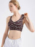 Brown Active wear-tank top