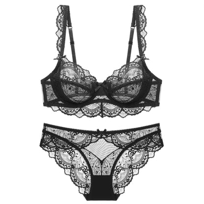 Designer Mesh Bra Panty Set – Everyday Elegance