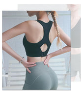 Cut Out Clasp Back-Sexy Running Yoga Gym Wear