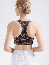 Brown Active wear-tank top