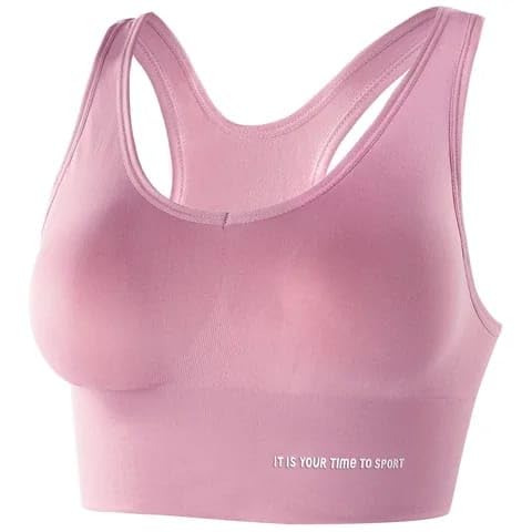 Sports Bra for Women Sexy Cross-Strap pink