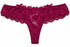 All-Over Floral Lace Double-Bow Thong Panty 