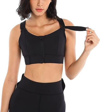 Black Sports Bra for women