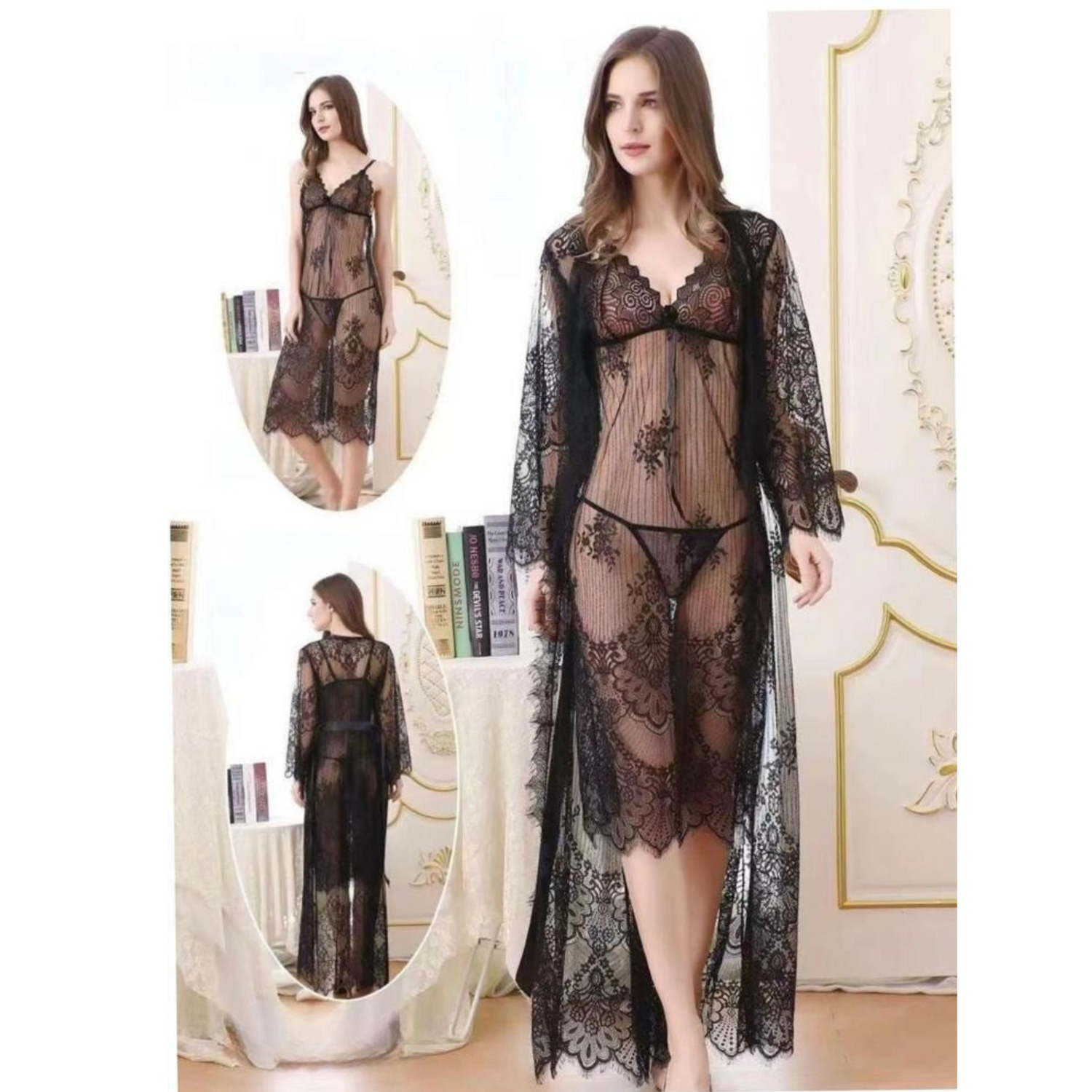 Sexy Temptation Lace Nightdress