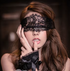 Black Lace Blindfold & Hand Tie Set  
