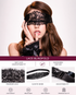 Black Lace Blindfold & Hand Tie Set  
