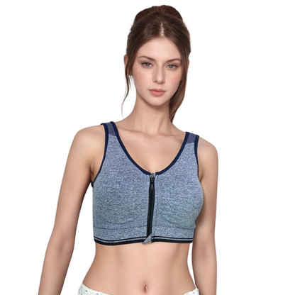 Cotton Lightly Padded Wire Free Sports Bra