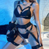 Bold Strappy Chain Lingerie Set for Women 