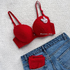 Cozy Textured Push-Up Bra & Panty Set 