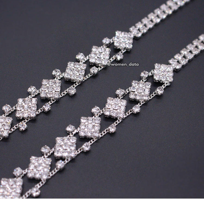 Luxury Crystal Bra Straps 
