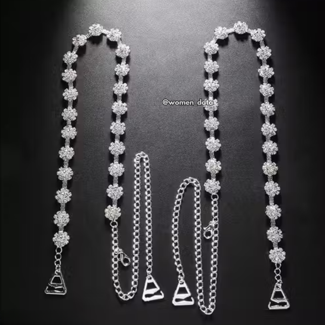 Flower Shape Look Bra Straps 