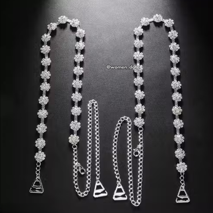 Flower Shape Look Bra Straps 