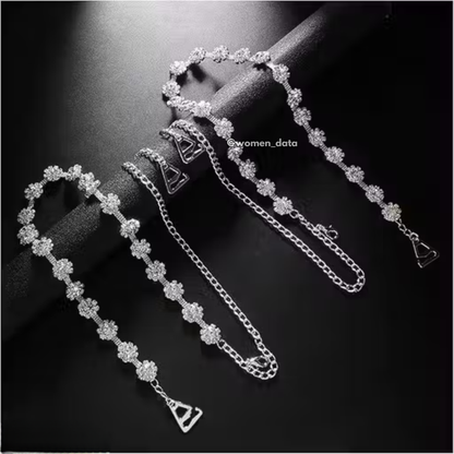 Flower Shape Look Bra Straps 