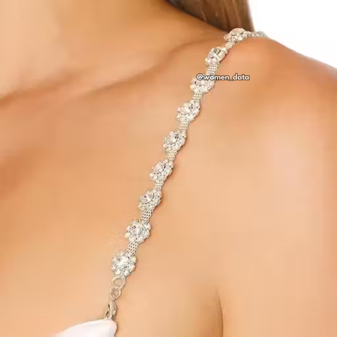 Flower Shape Look Bra Straps 