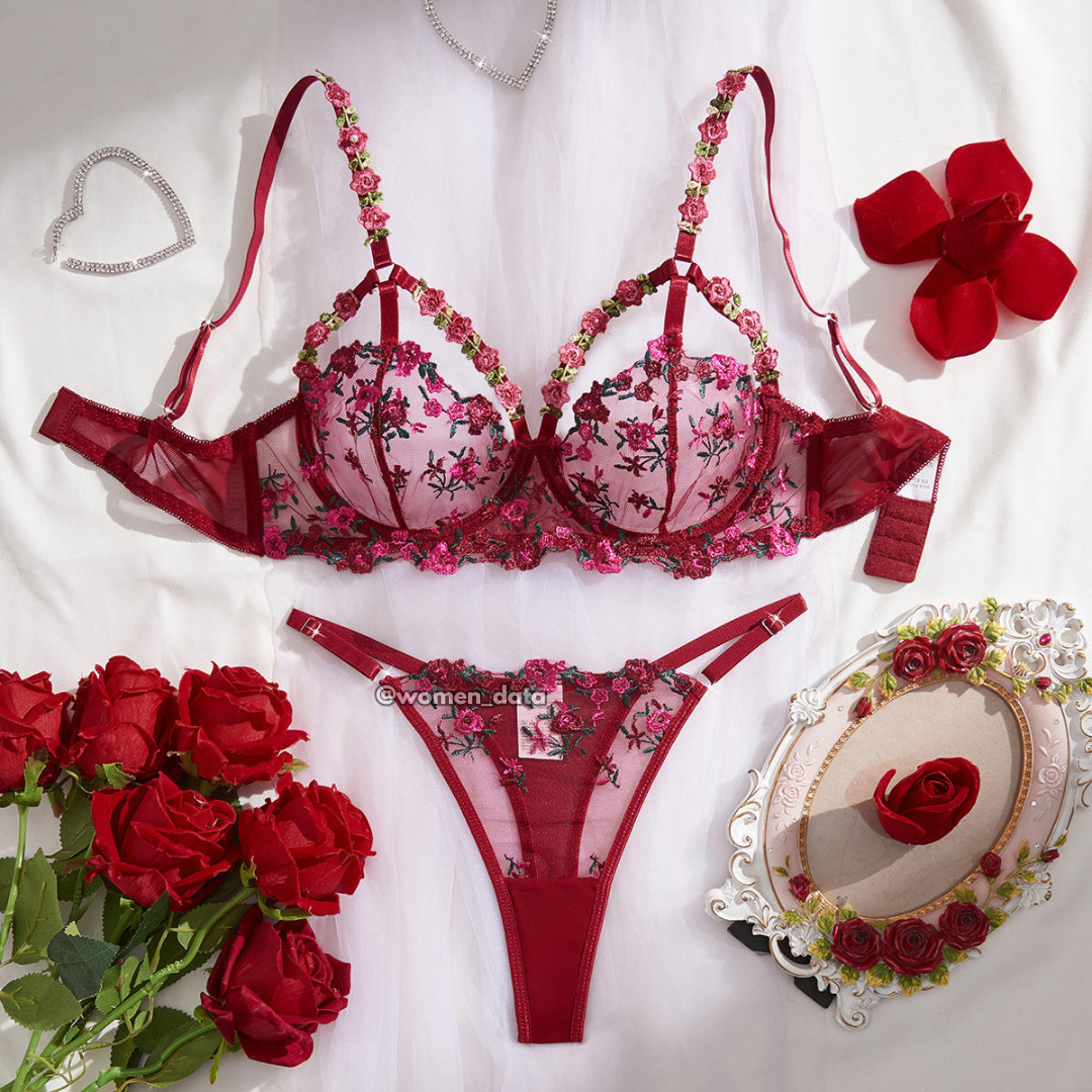 Lace Bra &amp; Panty Set – Romantic Lingerie 