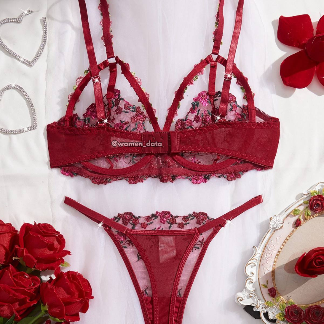 Lace Bra &amp; Panty Set – Romantic Lingerie 