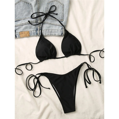 Black Bra Panty suitable for beach and Resort Wear