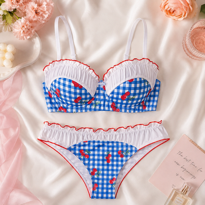 Cherry Charm Bra &amp; Panty Set