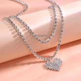 Crystal Heart Belly Chain 