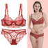 Designer Mesh Bra Panty Set 