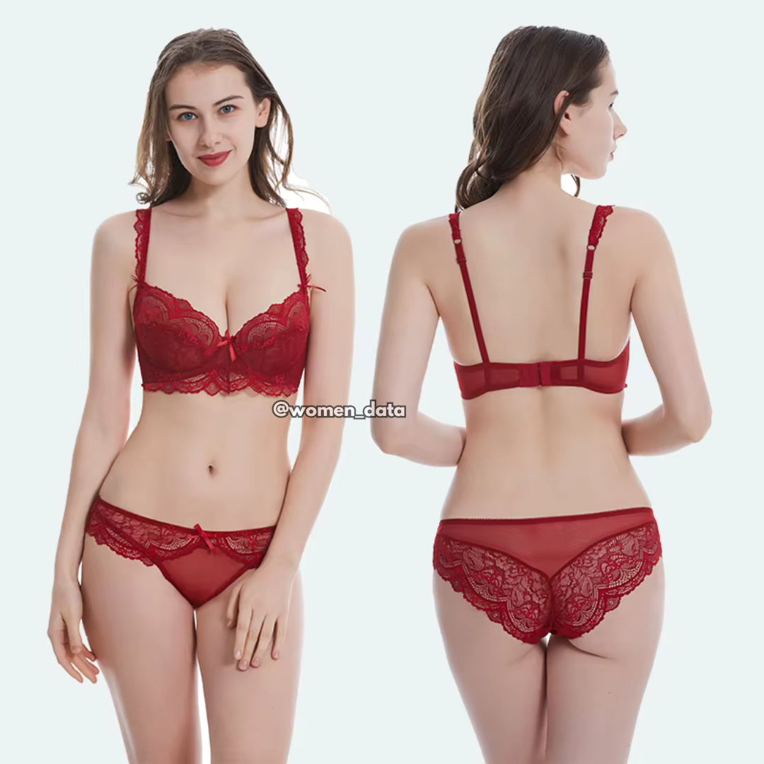 Designer Mesh Bra Panty Set 
