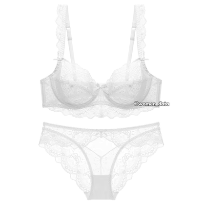 Designer Mesh Bra Panty Set 