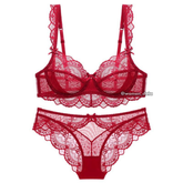 Designer Mesh Bra Panty Set 