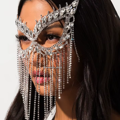 Diamond Tassel Face Jewelry 