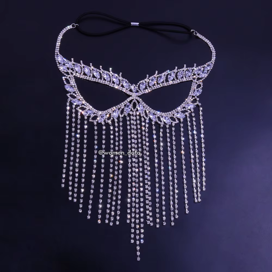 Diamond Tassel Face Jewelry 