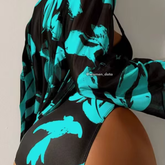Floral 3-Piece Beachwear Set 