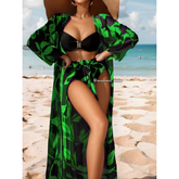 Floral 3-Piece Beachwear Set 