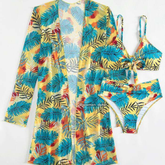 Floral 3-Piece Beachwear Set 