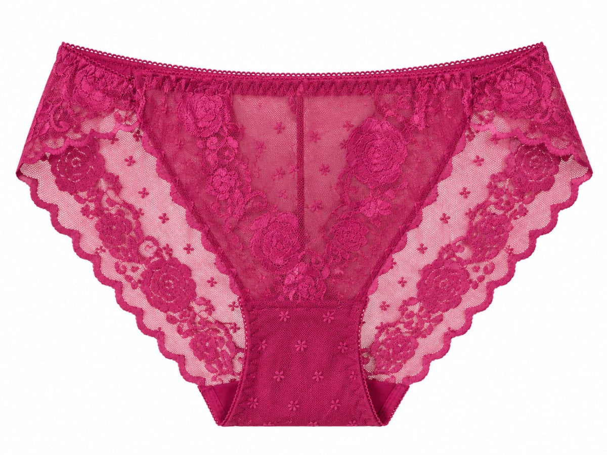 Floral Lace Panty for Women | Sheer Lace Briefs 