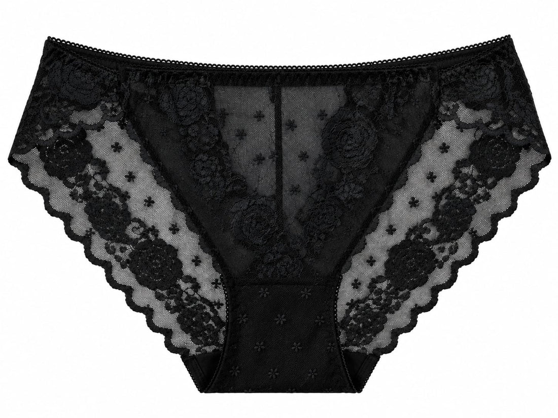 Floral Lace Panty for Women | Sheer Lace Briefs 