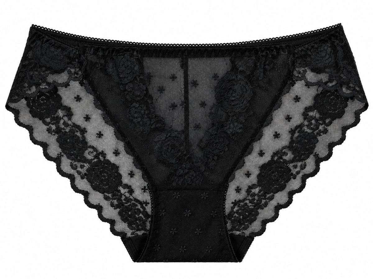 Floral Lace Panty for Women | Sheer Lace Briefs 