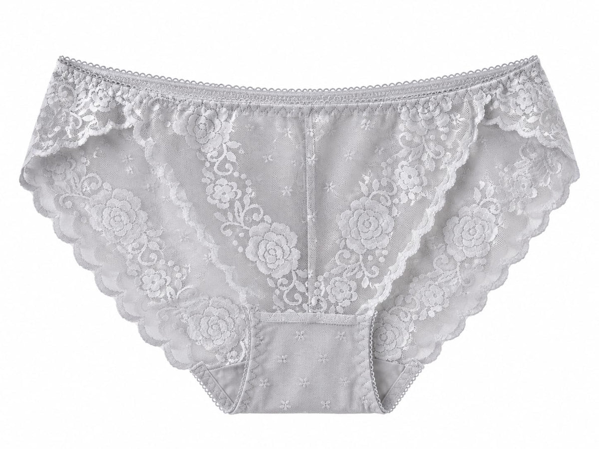 Floral Lace Panty for Women | Sheer Lace Briefs 