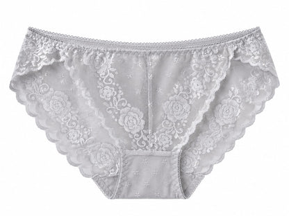 Floral Lace Panty for Women | Sheer Lace Briefs 