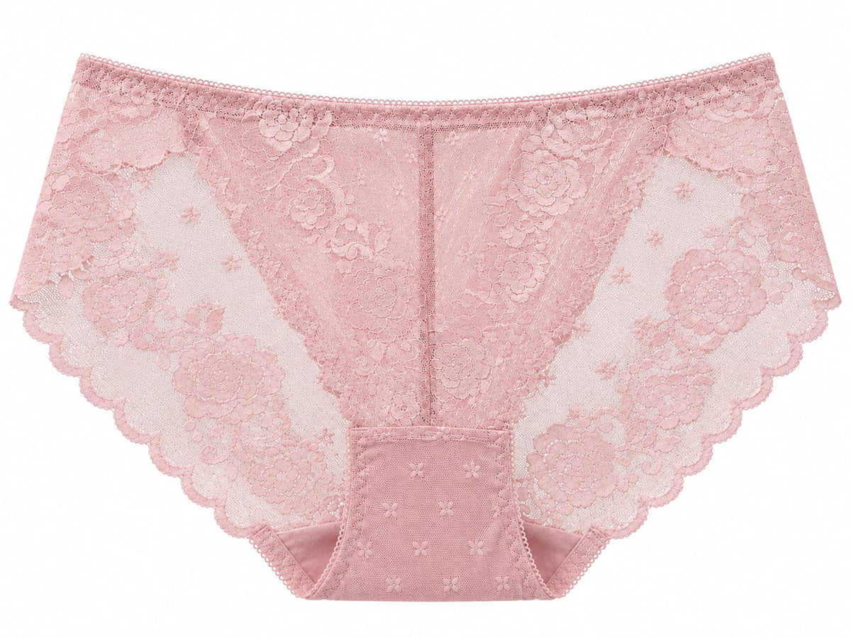 Floral Lace Panty for Women | Sheer Lace Briefs 